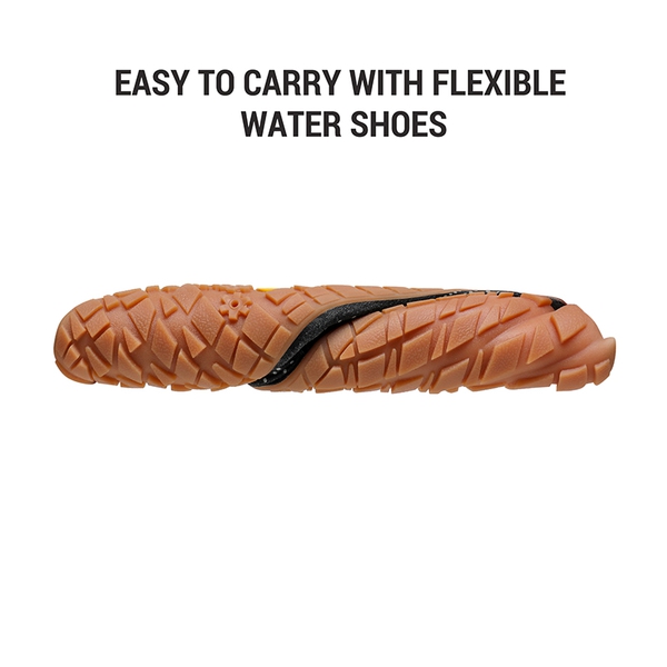 Men's Lightweight Water Shoes - BLACK GREY BROWN - 4